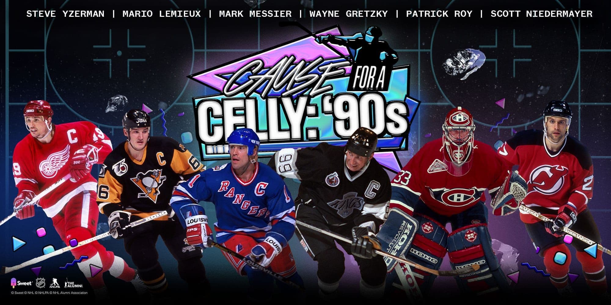 NHL Breakaway Cause for a Celly: '90s Set Launch.