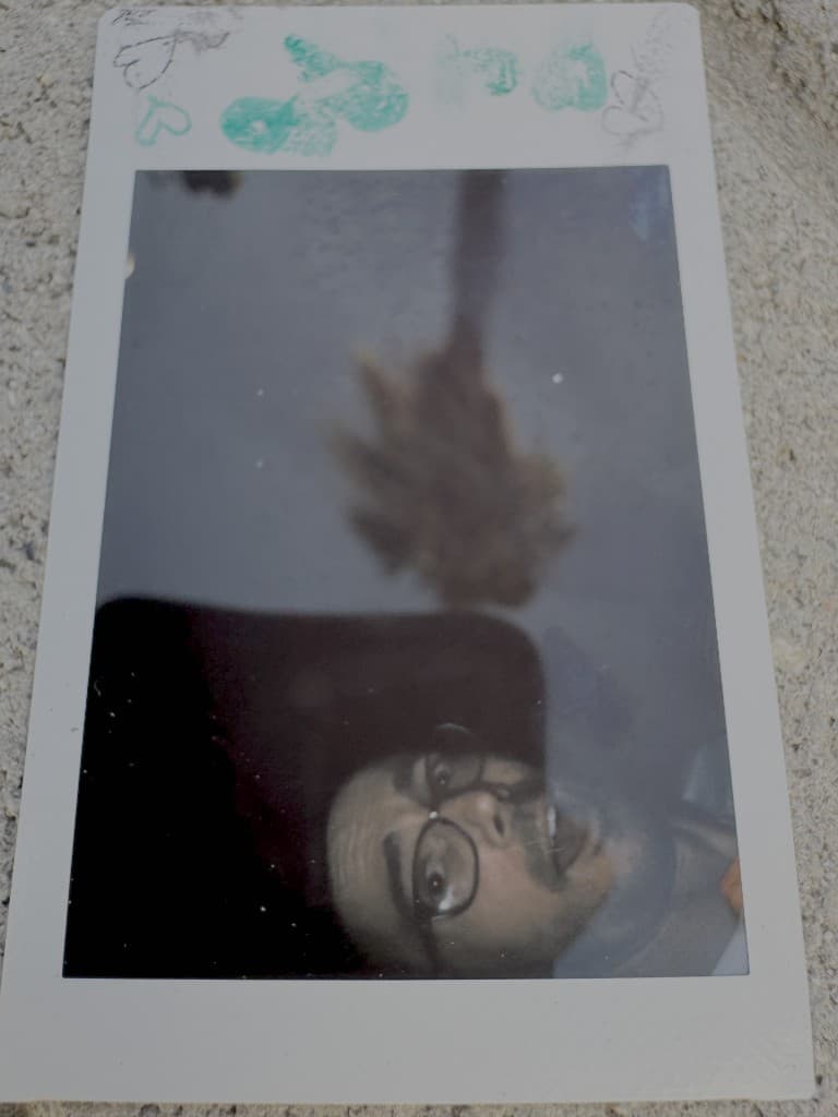 Polaroid photograph from the first Analog Punk live class run